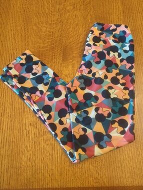 LuLaRoe- Multi-Color Disney Minnie Mouse Leggings - One Size